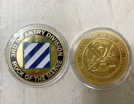 3rd Infantry Division Us Army Combat Mission Ready Challenge Coin - £10.87 GBP