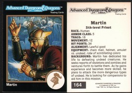 1991 TSR AD&amp;D Gold Border RPG Dungeons &amp; Dragons Fantasy Art Card #164 ~ Cleric - £5.42 GBP