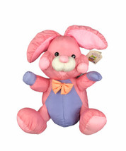 Rare TB Trading vintage nylon puffalump style bunny  14” Plush - £17.19 GBP