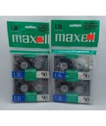 2 NEW SEALED 2 Packs - Maxell Audio Cassette Tape UR-90 Normal Bias 135m... - £17.96 GBP