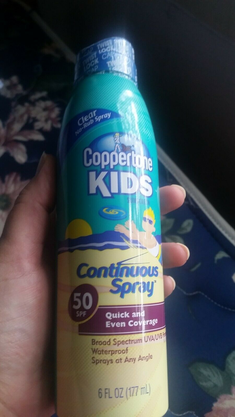 Copperstone kids sunscreen 6oz, continuous spray- NEW sealed product - $7.00