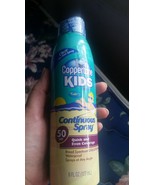 Copperstone kids sunscreen 6oz, continuous spray- NEW sealed product - £5.49 GBP