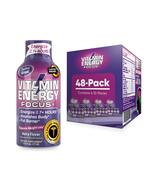 Vitamin Energy® Focus+ Berry &#39;Clinically Proven&#39; Energy Shots (48pk) - £56.74 GBP