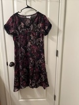 K and Company Women&#39;s Paisley &amp; Floral Maxi Midi Dress Size 14 Slim Fit  - £30.55 GBP