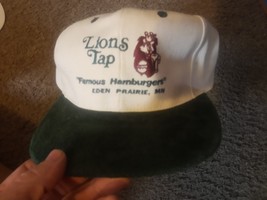 VTG 90&#39;s 80&#39;s Lions Tap MN Eden Paririe White Green Hat Cap Trucker OSFA - $24.00