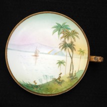 Tut mania Japanese Nippon Noritake Porcelain Handled Dish Circa 1920 - £65.62 GBP