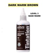 KISS TINTATION Semi-Permanent Hair Color 5 oz DK WARM BROWN T880 Level: 3 - £4.42 GBP