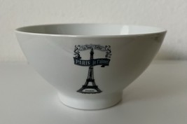 Kiss That Frog  Bowls Cereal Rice Paris Tour De Eiffel 6&quot; X 3&quot; - $8.86
