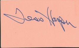 Tess Harper Signed Vintage 3x5 Index Card JSA Early Edition - $29.69