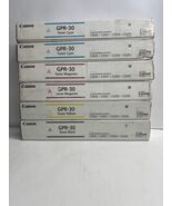 6 Open Genuine Canon iR ADVANCE C5045,C5051,C5250 CCMMYK Toners GPR-30, ... - $344.77 CAD