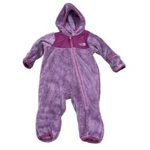 The North Face Infant Fleece Hooded Bunting Suit 3-6M Purple - £19.00 GBP