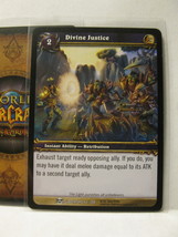 (TC-1515) 2009 World of Warcraft Trading Card #42/208: Divine Justice - £0.79 GBP