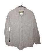 Vintage Field &amp; Stream Mens XL Flannel Gray Long Sleeve Heavyweight 100%... - $32.83 CAD