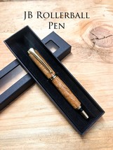 Hand Crafted JB Rollerball Pen &amp; Gift box  Optional Personalised Engraving - £100.67 GBP