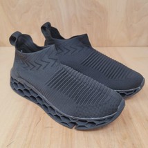 Vivident Springblade Womens Shoes Sz 7 M Black Casual 0198 Slip On Sneaker - $35.87