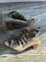 Clarks Women&#39;s Valarie Shelly Heeled Sandal,  Nubuck Size 6 Open Toe  Shoe - $18.69