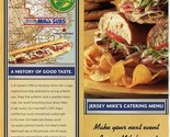 Jersey Mike&#39;s Subs Menu A History of Good Taste  - £12.61 GBP