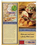 Jersey Mike&#39;s Subs Menu A History of Good Taste  - £12.55 GBP