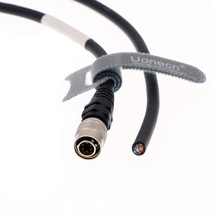 High Hirose 6 Pin Male Plug Power Cord For Basler Gige Avt Ccd Camera 3 Meters - £41.84 GBP