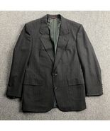 Hart Schaffner &amp; Marx Blazer Men&#39;s 40R Striped Pure Virgin Wool Adults - $730.94 MXN