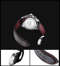&quot;MEGIR&quot; Multifunctional Chronograph Fashion Luminous Steel Case Quartz Watch - £14.90 GBP