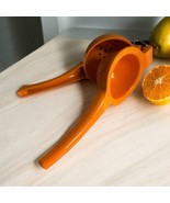 Orange LEMON JUICER Manual Hand Press Hinged Squeezer Citrus Press Bar - $10.18 CAD