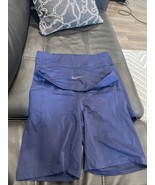 Under Armour Armour Meridian Bike Shorts - Blue size XL high rise fitted... - $28.00