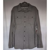 Mossimo Supply Co Button Down Shirt Mens XXL Blue Color Pocket Casual - €13,69 EUR