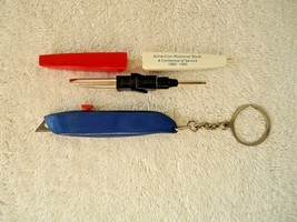 Vtg Lot Of 2 Small Collectibles,1,Keychain Box Knife,1,Pull Apart Screwd... - $18.69