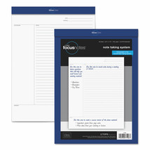 TOPS FocusNotes Legal Pad 8 1/2 x 11 3/4 White 50 Sheets 77103 - £17.49 GBP