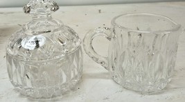 Gorham Althea Lead Crystal Sugar And Creamer Set C185 West Germany W/Box... - $19.99