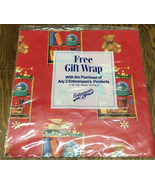 Vintage Entenmann&#39;s products promotional gift wrap still in original pac... - $19.75