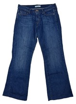 Levis 545 Low Boot Cut Women Size 10 (Measure 32x29) Dark Denim Jeans - £9.44 GBP