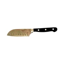 Santoku Chef&#39;s Knife Wide Blade Stainless Steel Black Bakelite Handle 9&quot;... - $5.85