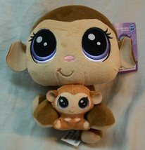 Hasbro Lps Littlest Pet Shop Mona Junglevine Monkey Plush Stuffed Animal Toy New - $18.32
