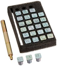 Tandy Leather Easy-To-Do Stamp Set Alphabet 0.6 cm (1/4&quot;) 4903-01 - $14.69