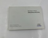 2013 Hyundai Sonata Owners Manual Handbook OEM G04B33023 - £14.15 GBP