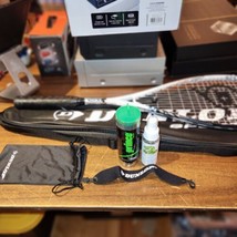 Dunlop Force Evolution 130 Squash Racquet bundle with bag, balls and spray - $74.05