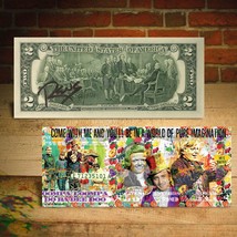 Willy Wonka $2 Us Bill Pure Imagination - Signed By Rency Ltd. Of 171 - £19.43 GBP