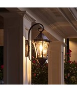 Outdoor Farmhouse Solar Wall Light in Black Finish - 150 Lumens - $6,637.45 MXN