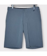 TRAVIS MATHEW gray flat front shorts w/elastic panels at waist size 32 - $47.86 CAD