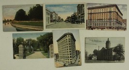 Vintage Postcards MADISON INDIANA Travel View Court House Whiting Claypool Hotel - £7.22 GBP