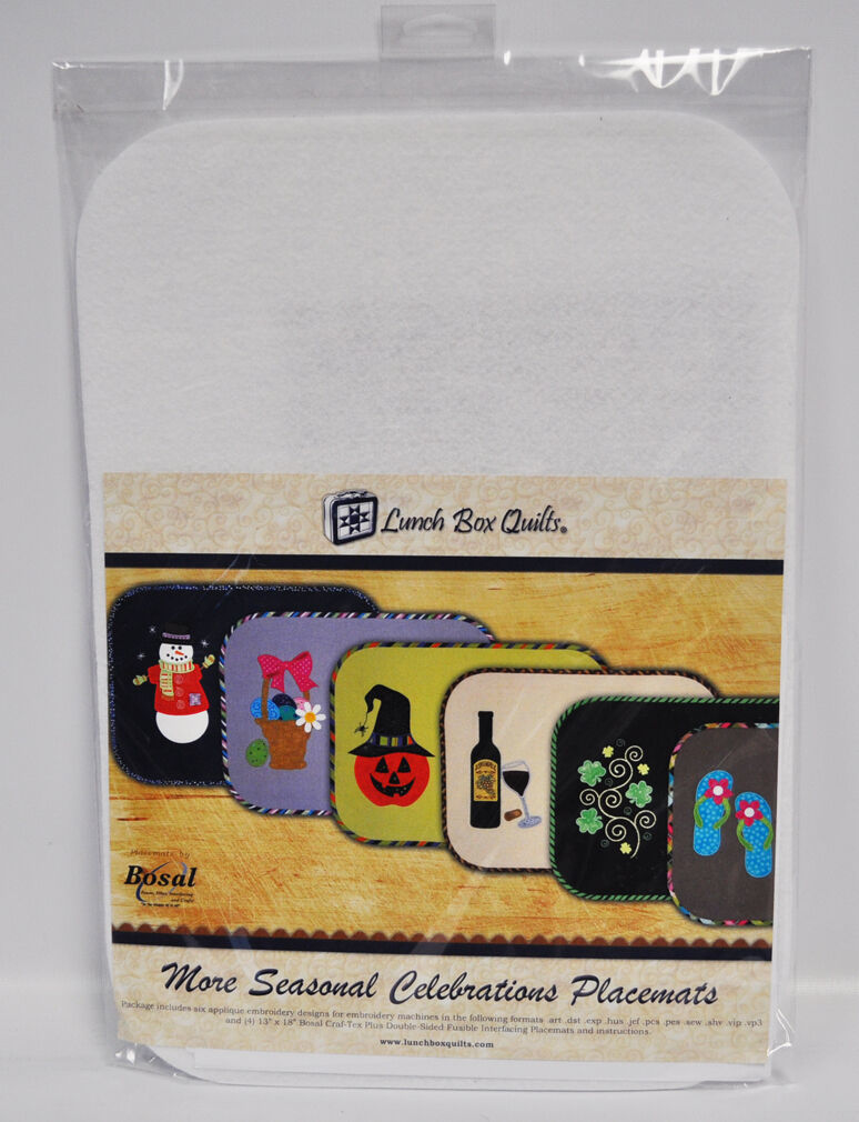 Lunch Box Quilts More Seasonal Celebrations Placemats - $45.95