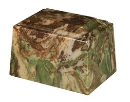 Small/Keepsake 2 Cubic Inch Camo Tuscany Cultured Marble Cremation Urn for Ashes - £136.91 GBP
