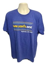 2018 Twin Lights Ride Adult Blue XL TShirt - $17.82