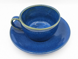 Blue &amp; Green Coffeezone 10oz Barista Coffee Cappuccino Cup &amp; Saucer Set ... - $221.02 MXN