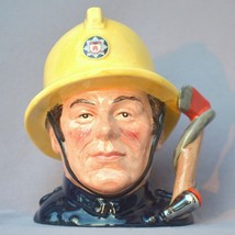 Royal Doulton THE FIREMAN D6839 Small Character Jug 1989 Limited Edition of 5000 - £24.83 GBP