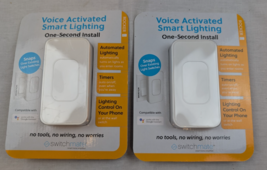 Lot 2 Switchmate RSM001W Smart Lighting Control Rocker  w/Batteries Whit... - $29.69