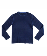 Banana Republic Men&#39;s Pullover Sweater M Blue Stripe - $272.94 MXN