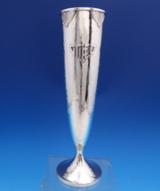 Wallace Sterling Silver Vase #2387-5 Hand Hammered 10 5/8&quot; x 3 1/4&quot; (#8175) - £327.88 GBP